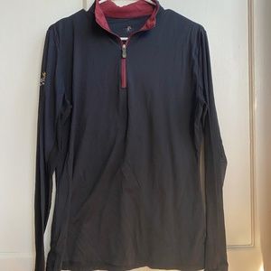 Kastel Denmark Sun Stopper Long Sleeve XL Black/Burgundy UV Protection